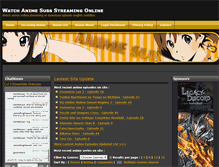 Tablet Screenshot of anime-sub.com